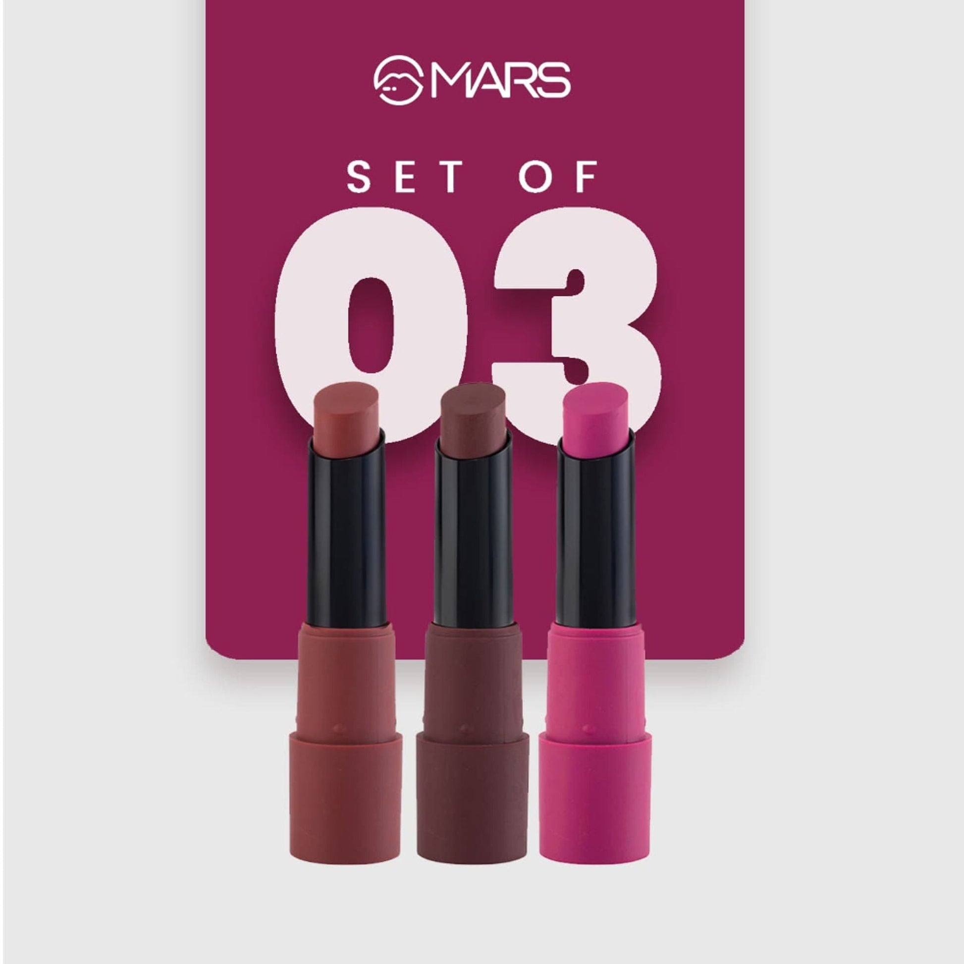 MARS Cosmetics Matte Lipsticks Box - All Rounder 