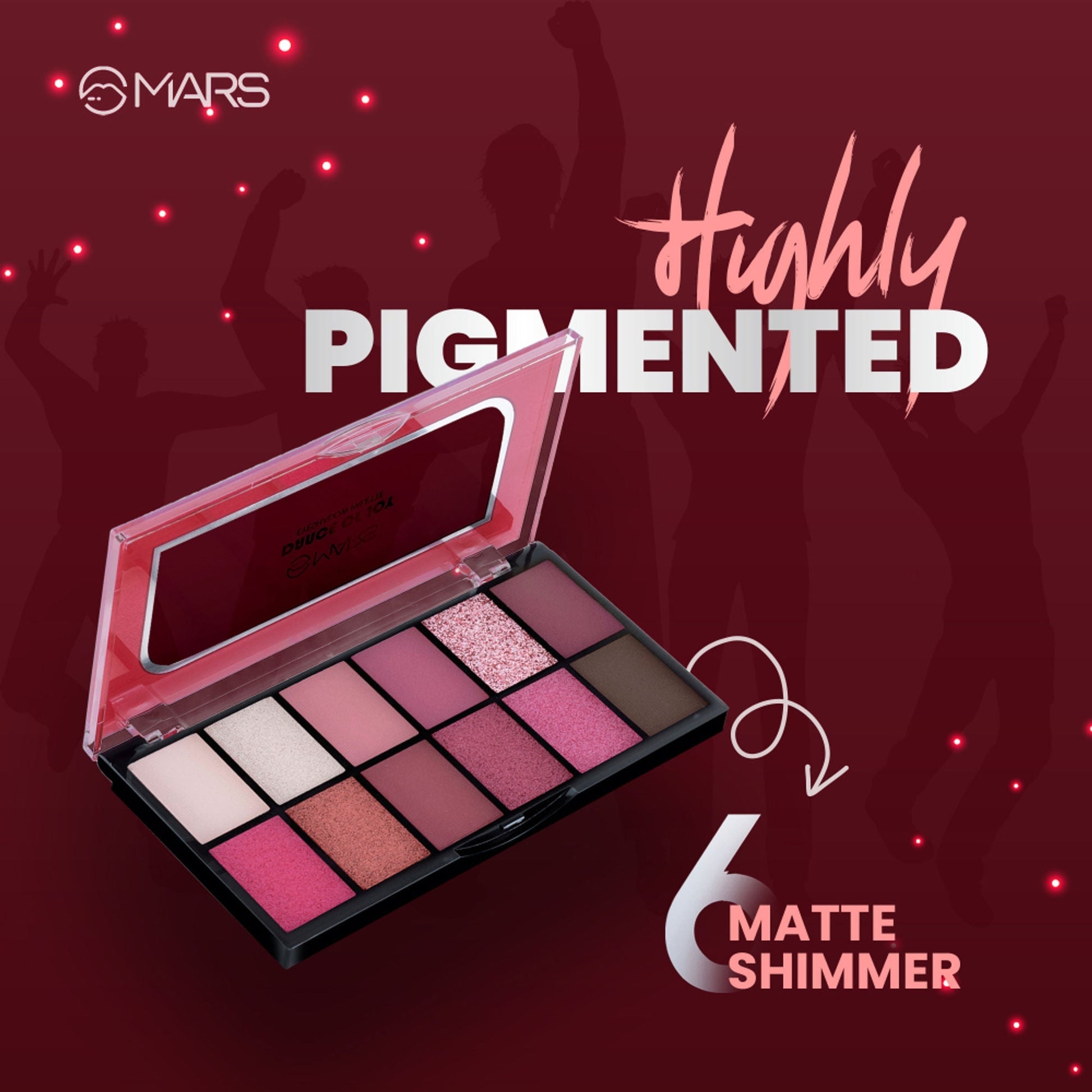 MARS Cosmetics Dance Of Joy Eyeshadow Palette - Shade 03 
