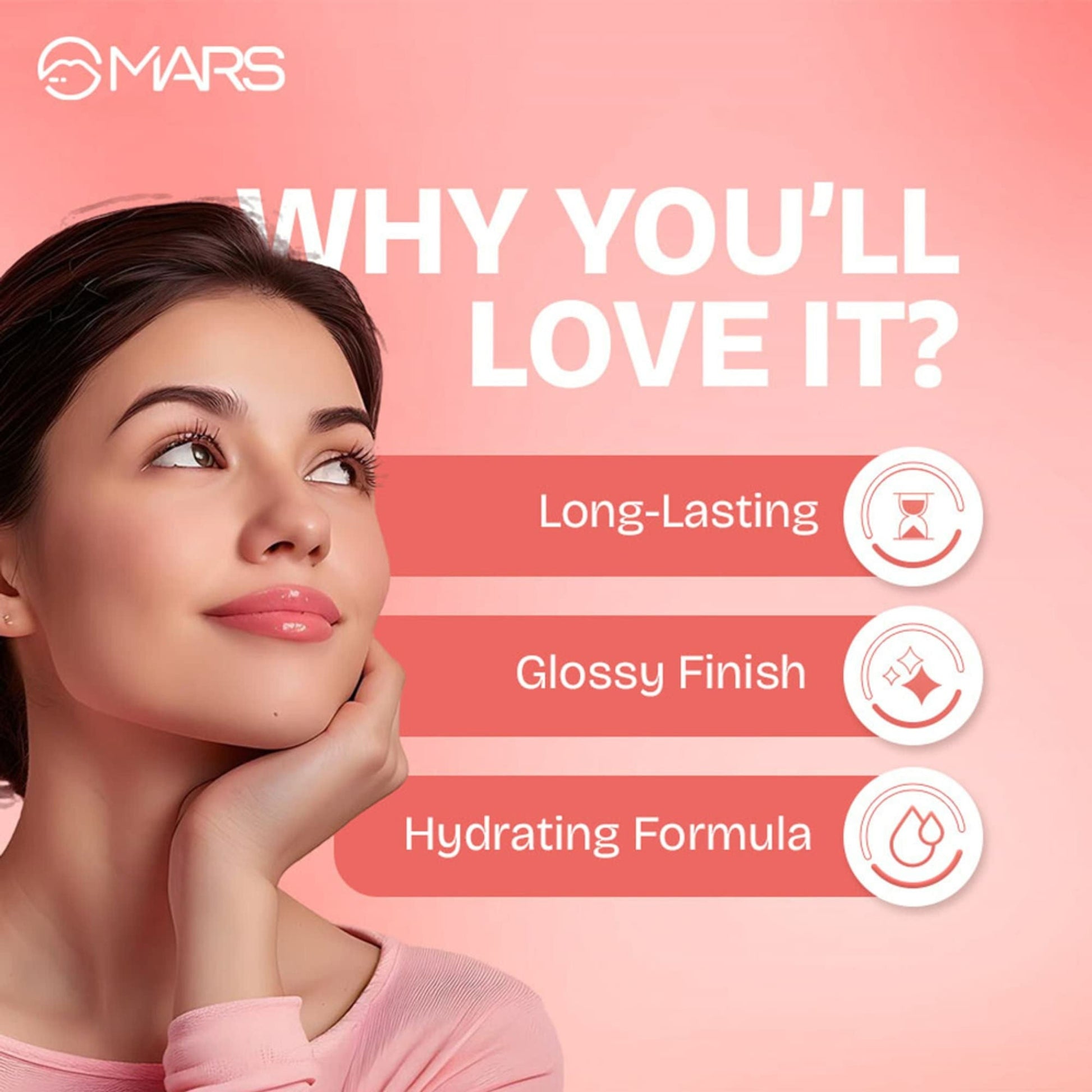 MARS Cosmetics Drip Lip Mist - 04 Strawberry Drip 