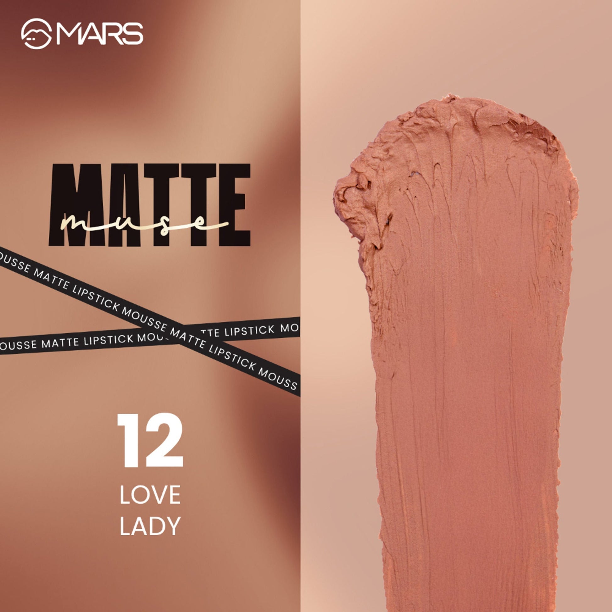 MARS Cosmetics Mousse Matte Lipstick - Love Lady 