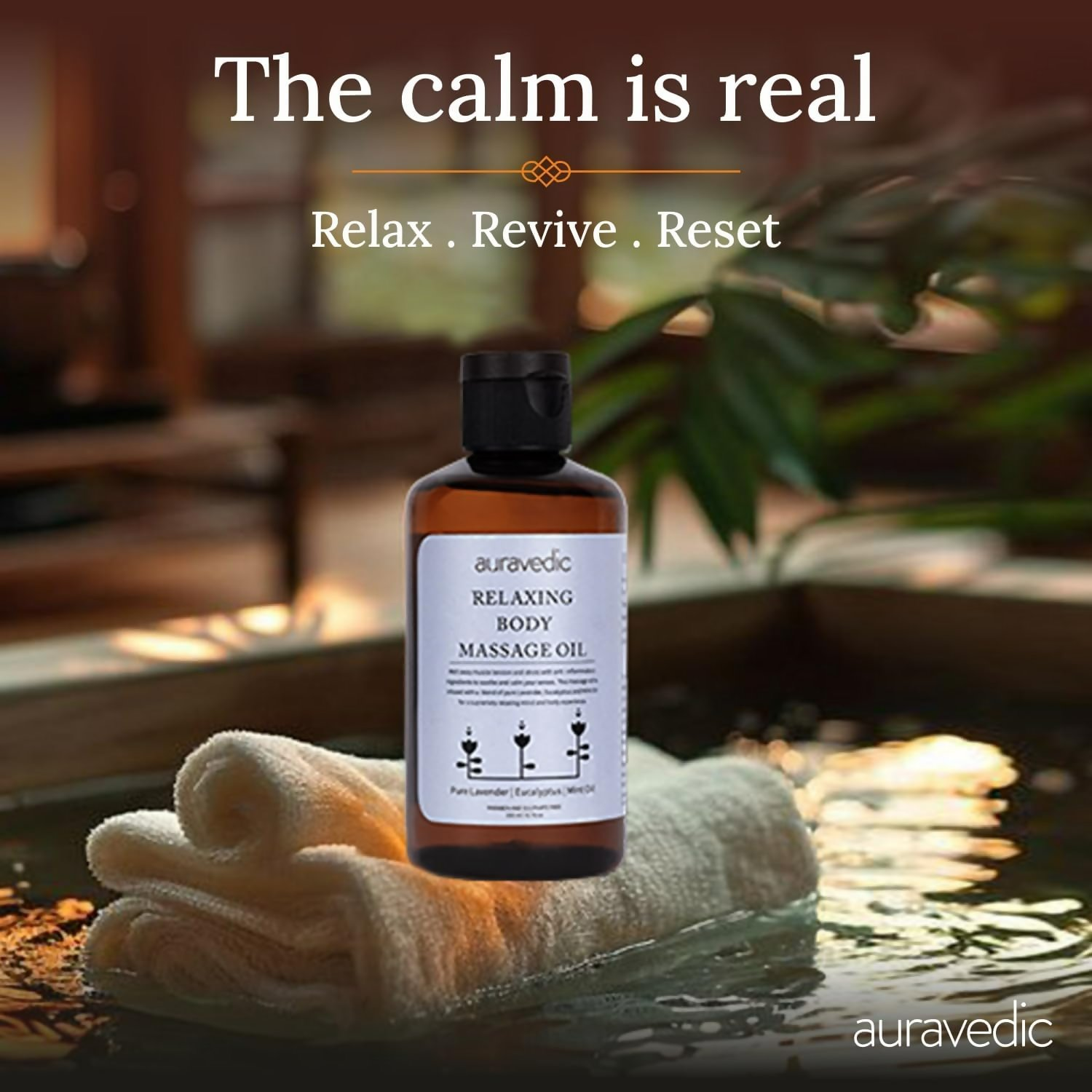 Auravedic Relaxing Body Massage Oil 