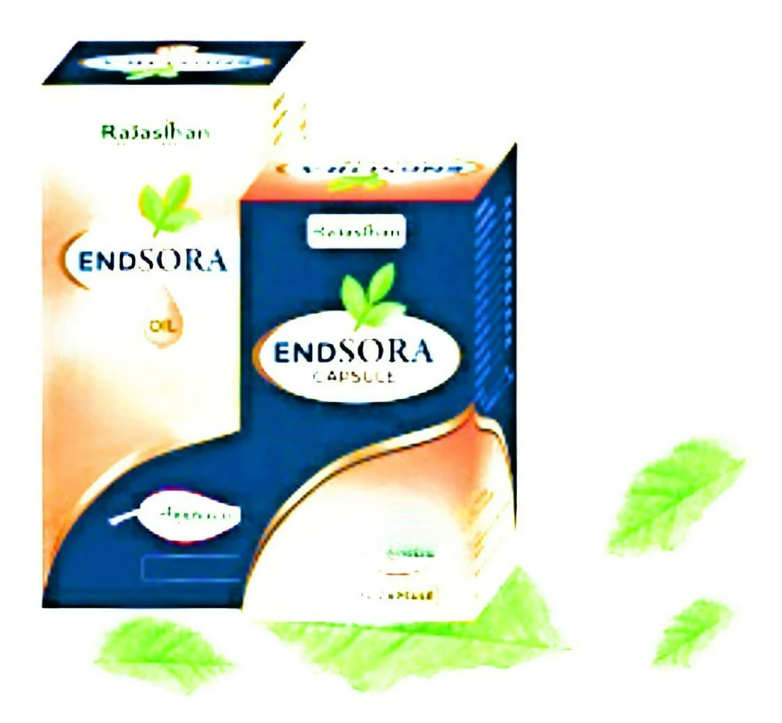 Rajasthan Herbals International Ayurvedic Endsora Capsules & Endsora Oil Combo 
