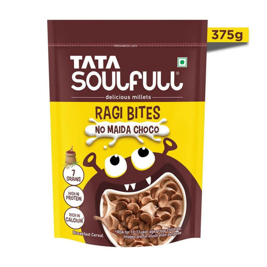 Tata Soulfull Ragi Bites Breakfast Cereals - No Maida Choco - Grab2buy