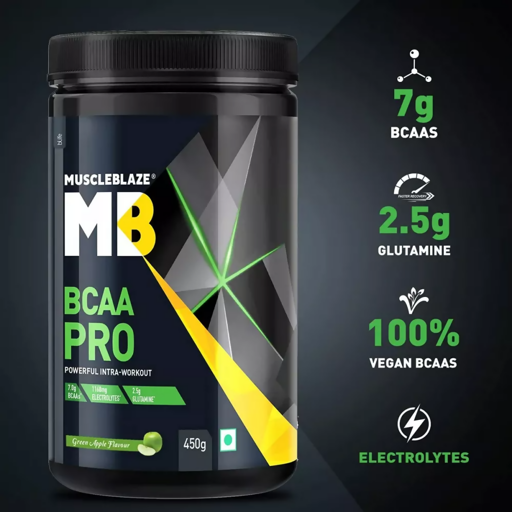MuscleBlaze BCAA Pro Green Apple 