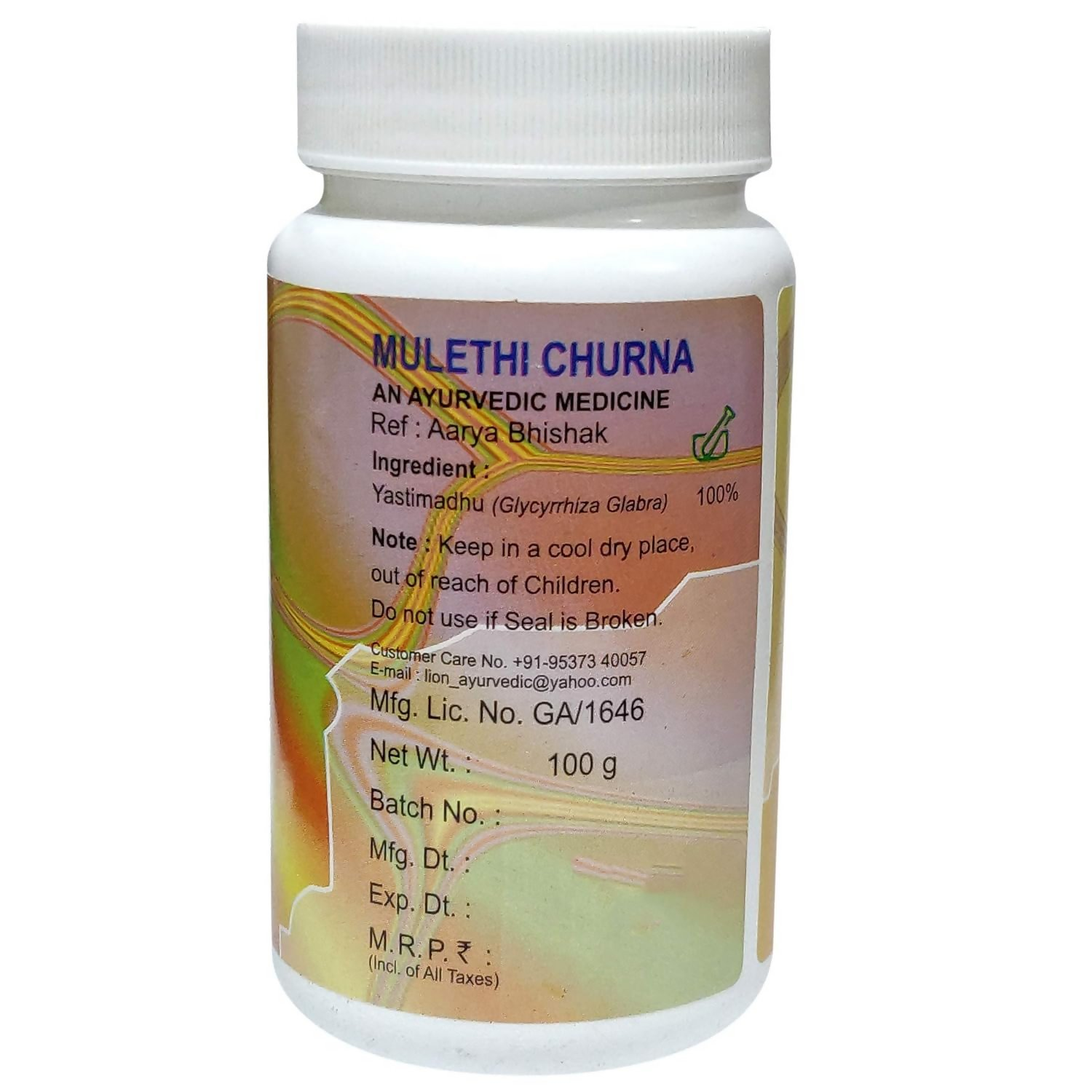 Lion Ayurveda Jethimadha Churna 