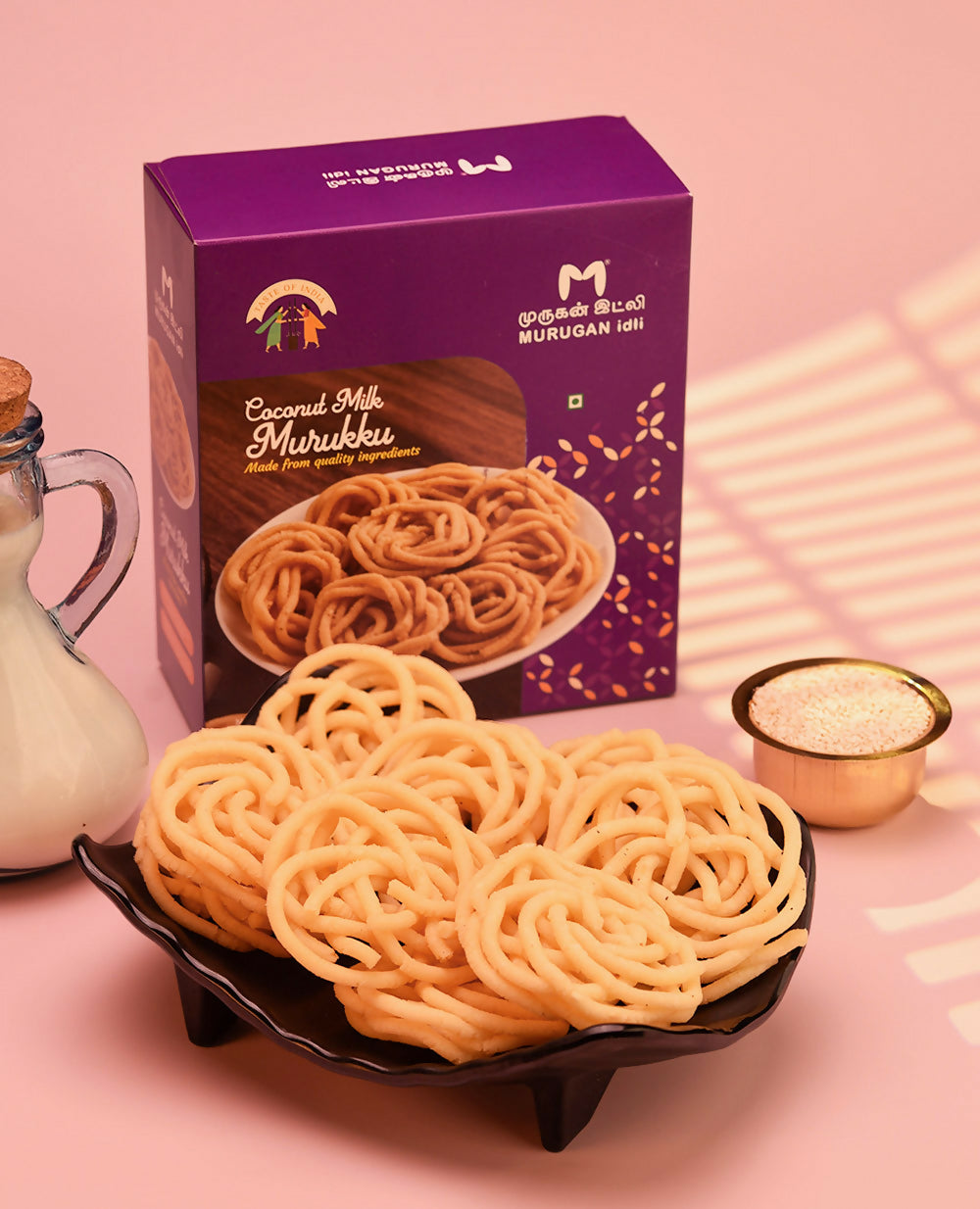 Murugan Idli Coconut Milk Murukku 
