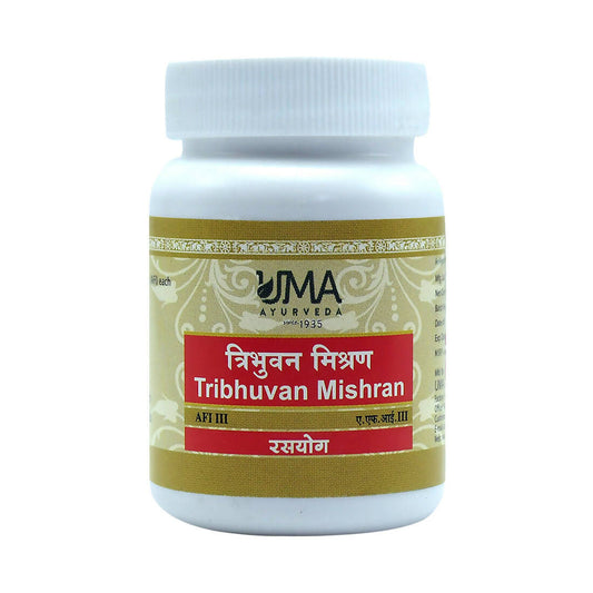Uma Ayurveda Tribhuvan Mishran Tablets 