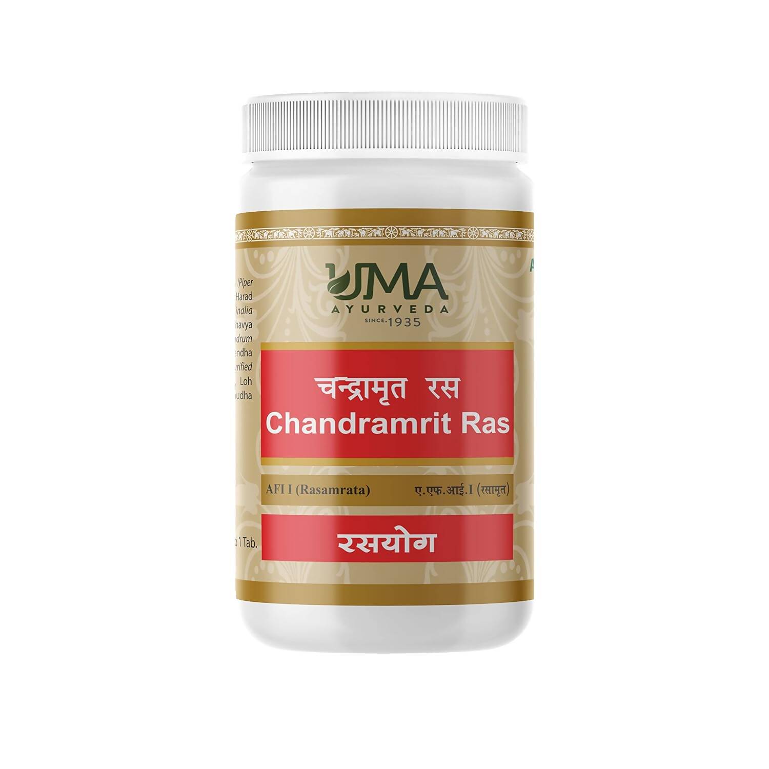 Uma Ayurveda Chandramrit Ras Tablets 
