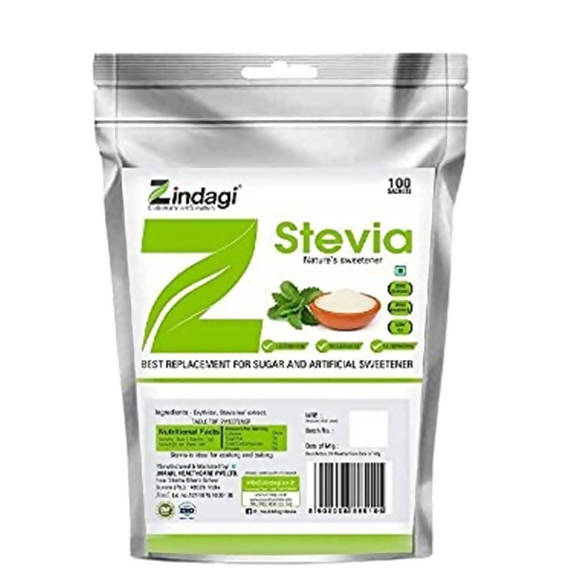Zindagi Stevia Nature's Sweetener Sachets - Grab2buy