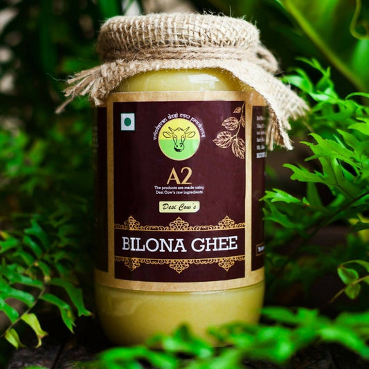 A2 Organics Desi Gir Cow A2 Bilona Ghee | Cultured Ghee | Vedic Bilona Method Ghee 
