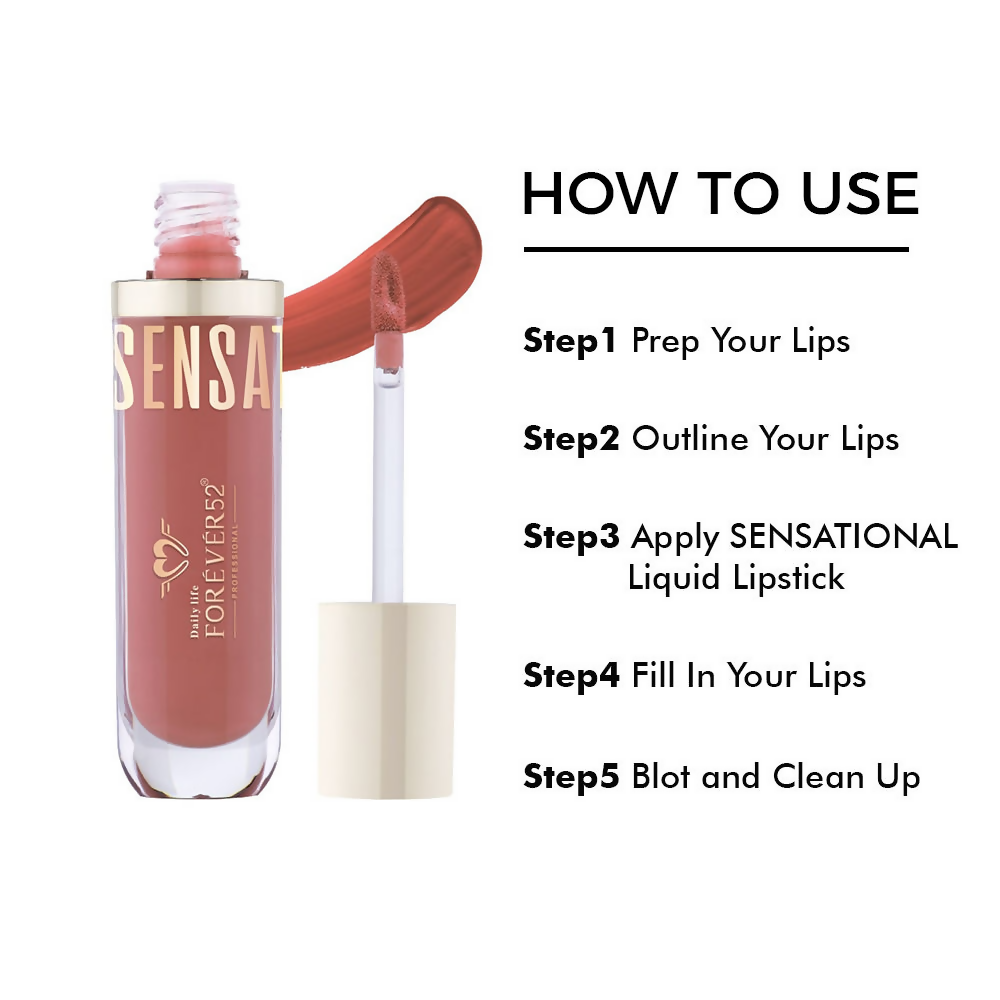 Daily Life Forever52 Sensational Lip Liquid Lipstick - SSL006 | Swadesiicart