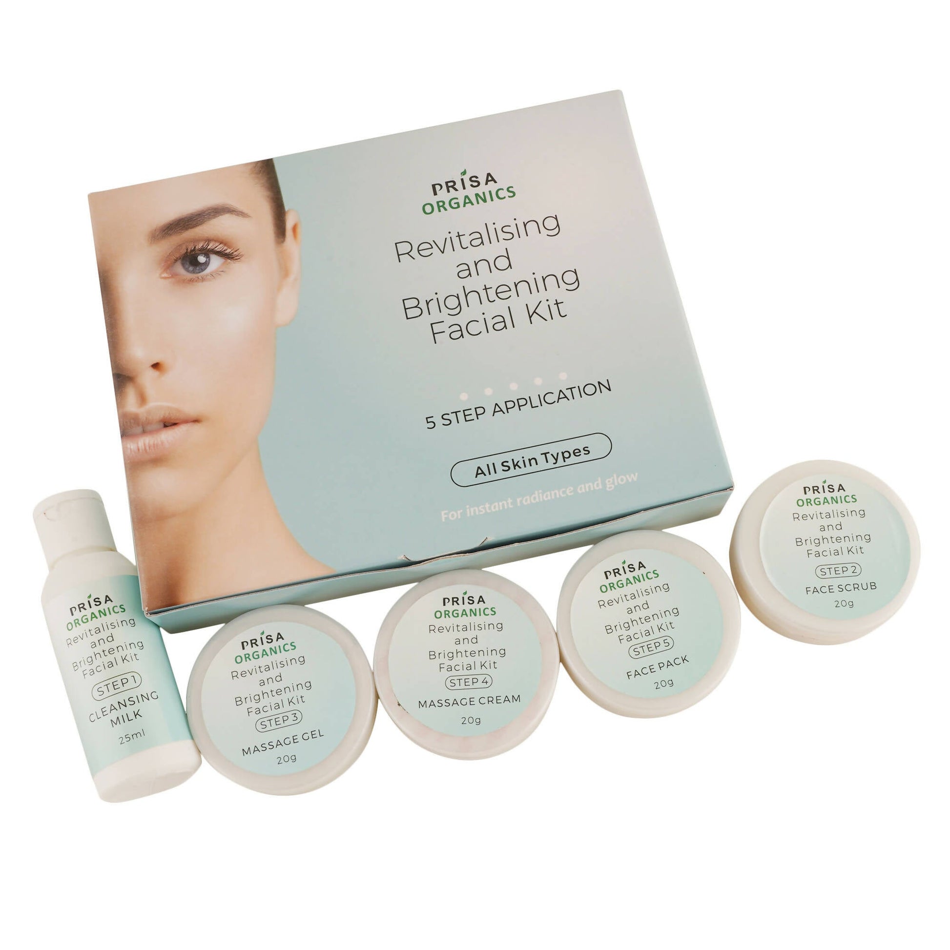 Prisa Organics Whitening Facial Kit - Grab2buy