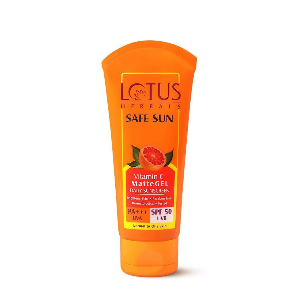 Lotus Herbals Safe Sun Vitamin C Matte Gel Daily Sunscreen SPF 50 PA+++ 
