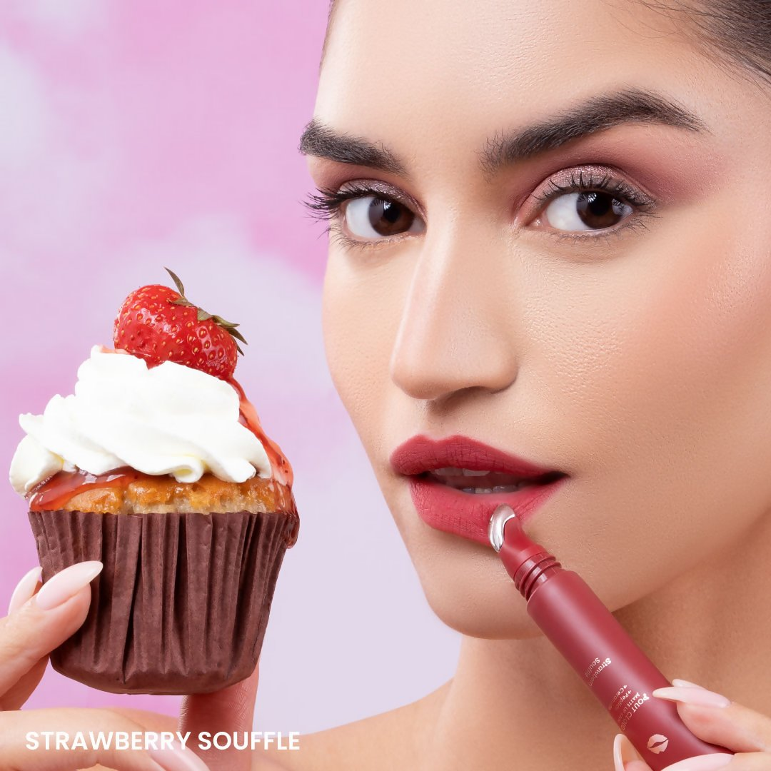 Typsy Beauty Pout Cloud Matte Lip Balm - Strawberry Souffle  Grab2Buy Typsy Beauty Grab2Buy