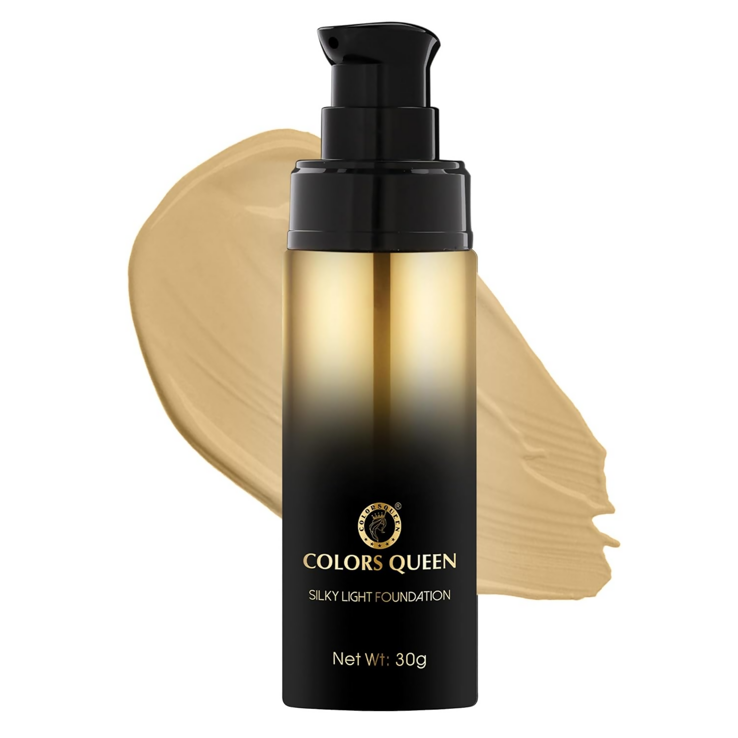 Colors Queen Silky Light Foundation - 03 Natural Beige  Grab2Buy Colors Queen Grab2Buy