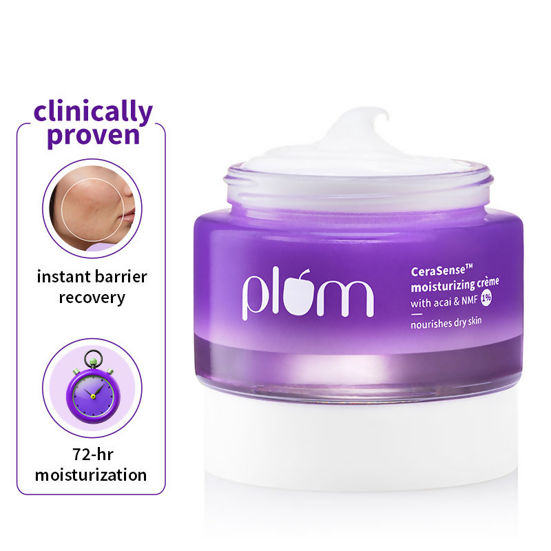 Plum CeraSenseTM Moisturizing Creme For Instant Barrier Repair & 72 Hour moisturization 