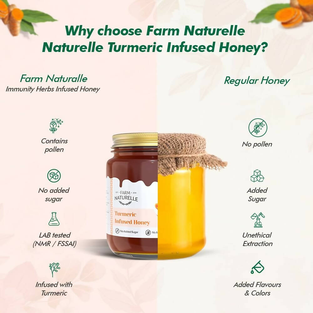 Farm Naturelle Turmeric Infused Honey - Grab2buy
