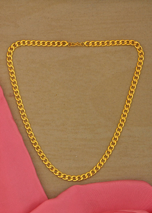 Joban Fashion Women Brass Golden Neck-Chain 