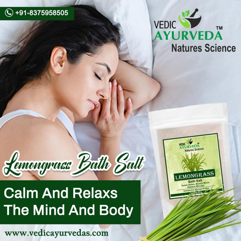 VedicAyurveda Lemongrass Bath Salt  Grab2Buy VedicAyurveda Grab2Buy