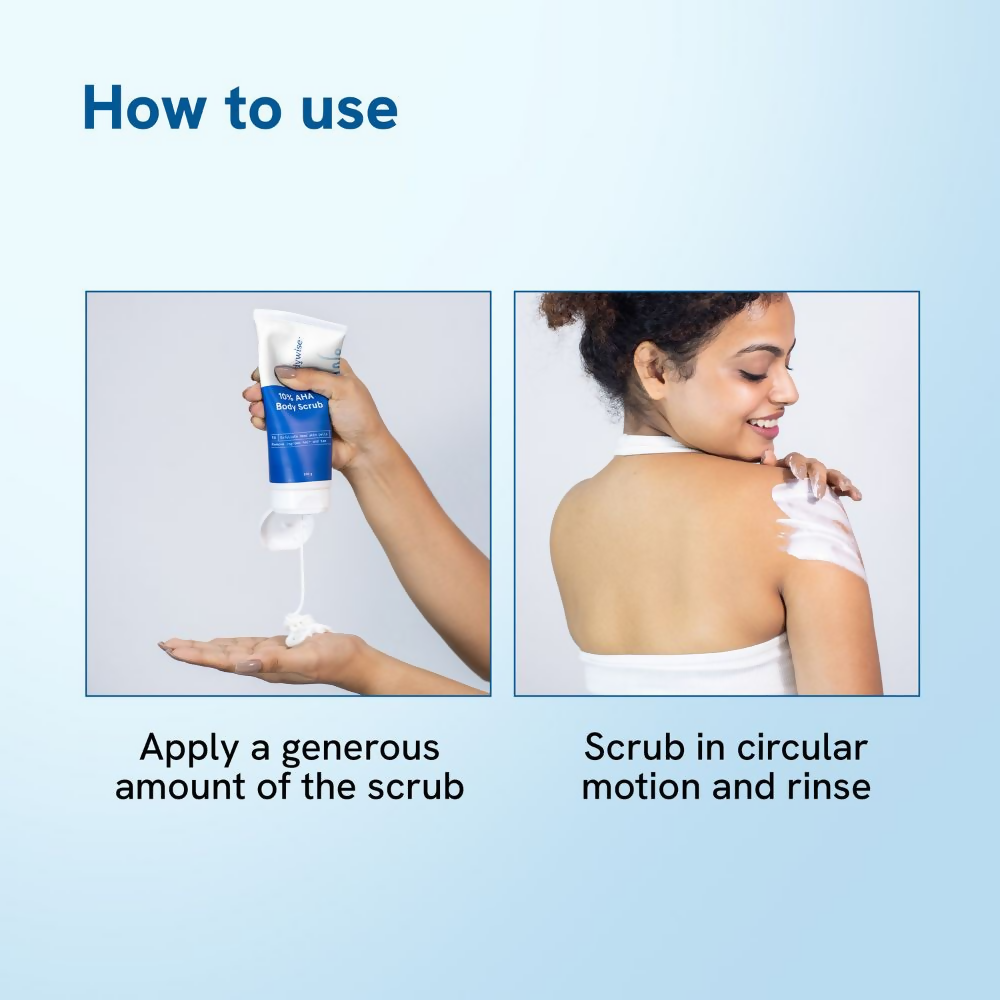 BeBodywise 10% AHA Lactic Acid Body Scrub  Grab2Buy BeBodywise Grab2Buy