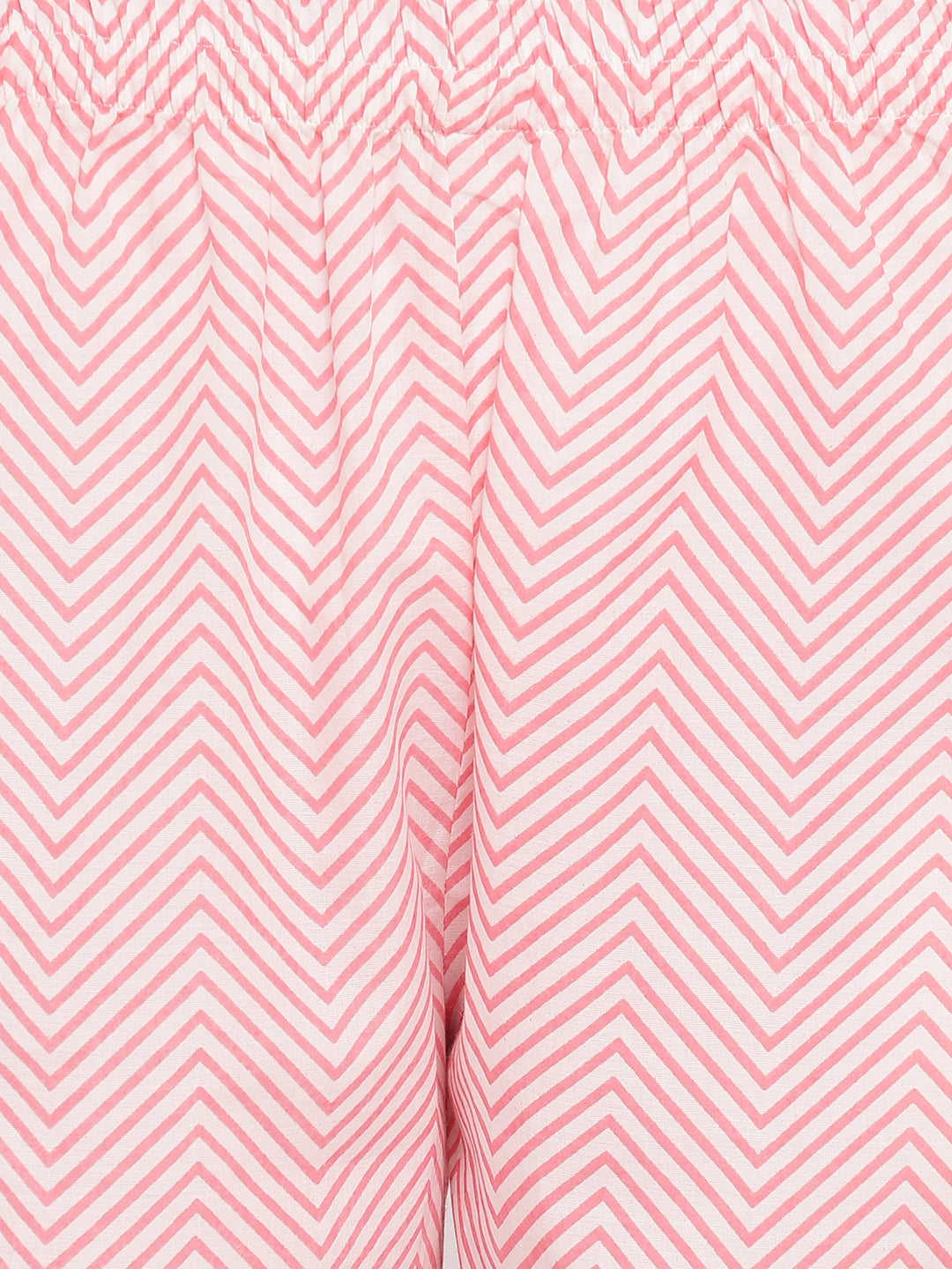NOZ2TOZ Women Light Pink Cotton Kurta With Palazzo & Dupatta (3Pcs Set) 