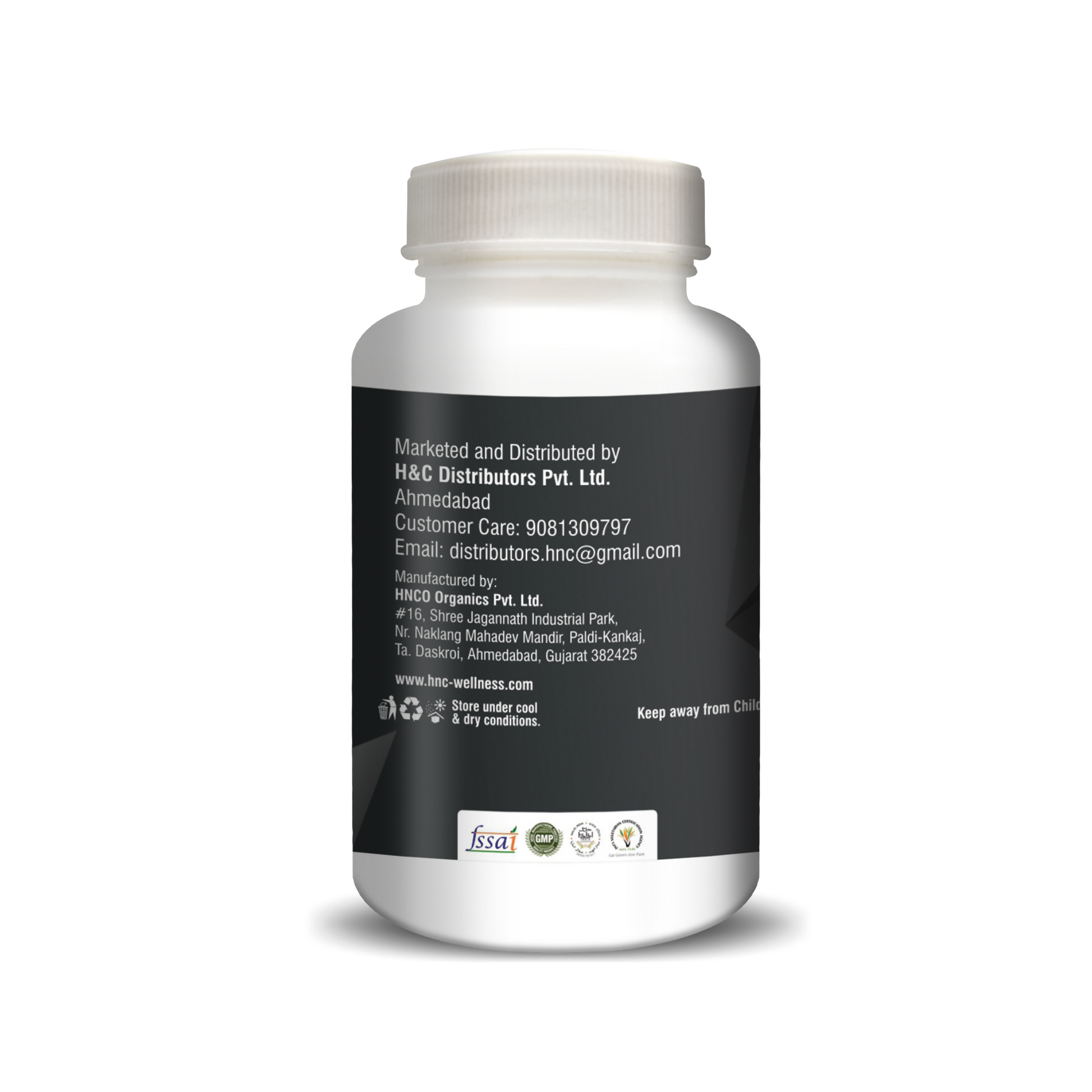 H&C Herbal Activated Charcoal Capsules - Grab2buy