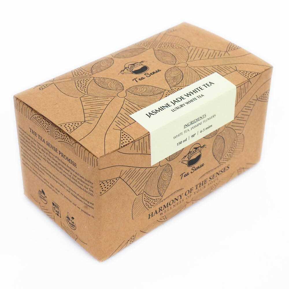 Tea Sense Jasmine White Tea Bags Box