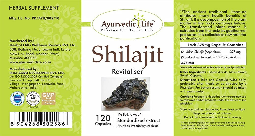 Ayurvedic Life Shilajit Capsules