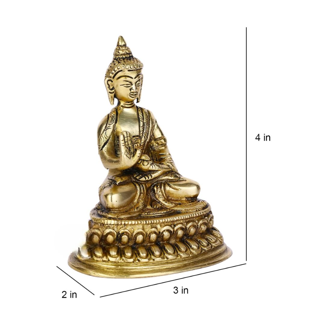 Collectible India Small Lord Blessing Buddha Idol - Grab2buy
