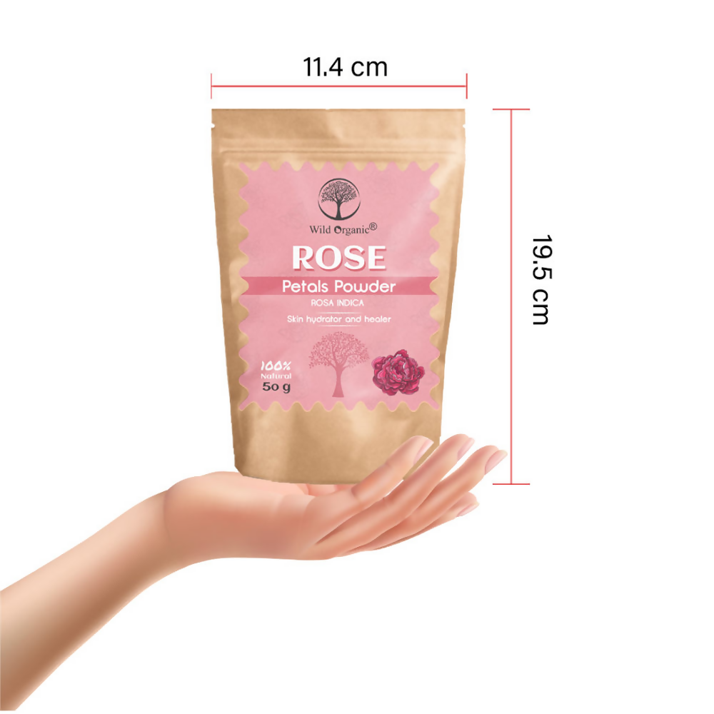 Wild Organic Rose Petals Powder 