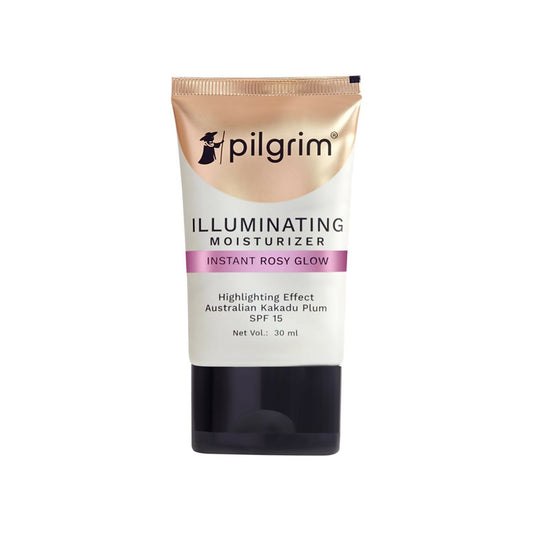 Pilgrim Illuminating Moisturizer For Instant Rosy Glow & SPF 15 with Australian Kakadu Plum - Grab2buy