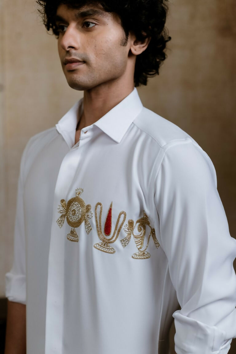 British White Kanaka Murti Shirt By Hilo Design 