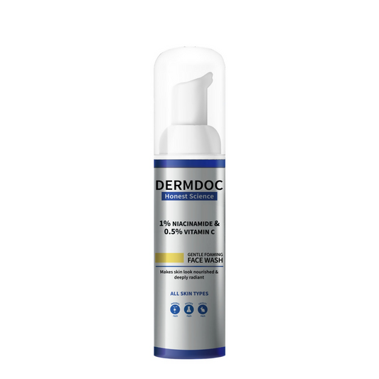 Dermdoc 1% Niacinamide & 0.5% Vitamin C Gentle Foaming Face Wash - Grab2buy