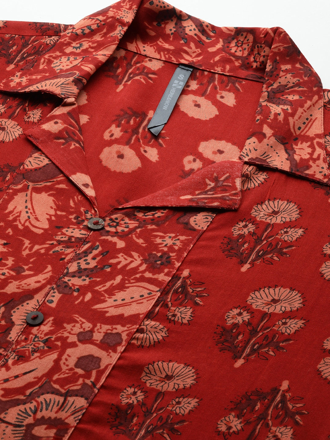 HERE&NOW Ethnic Motifs Printed A-Line Kurta