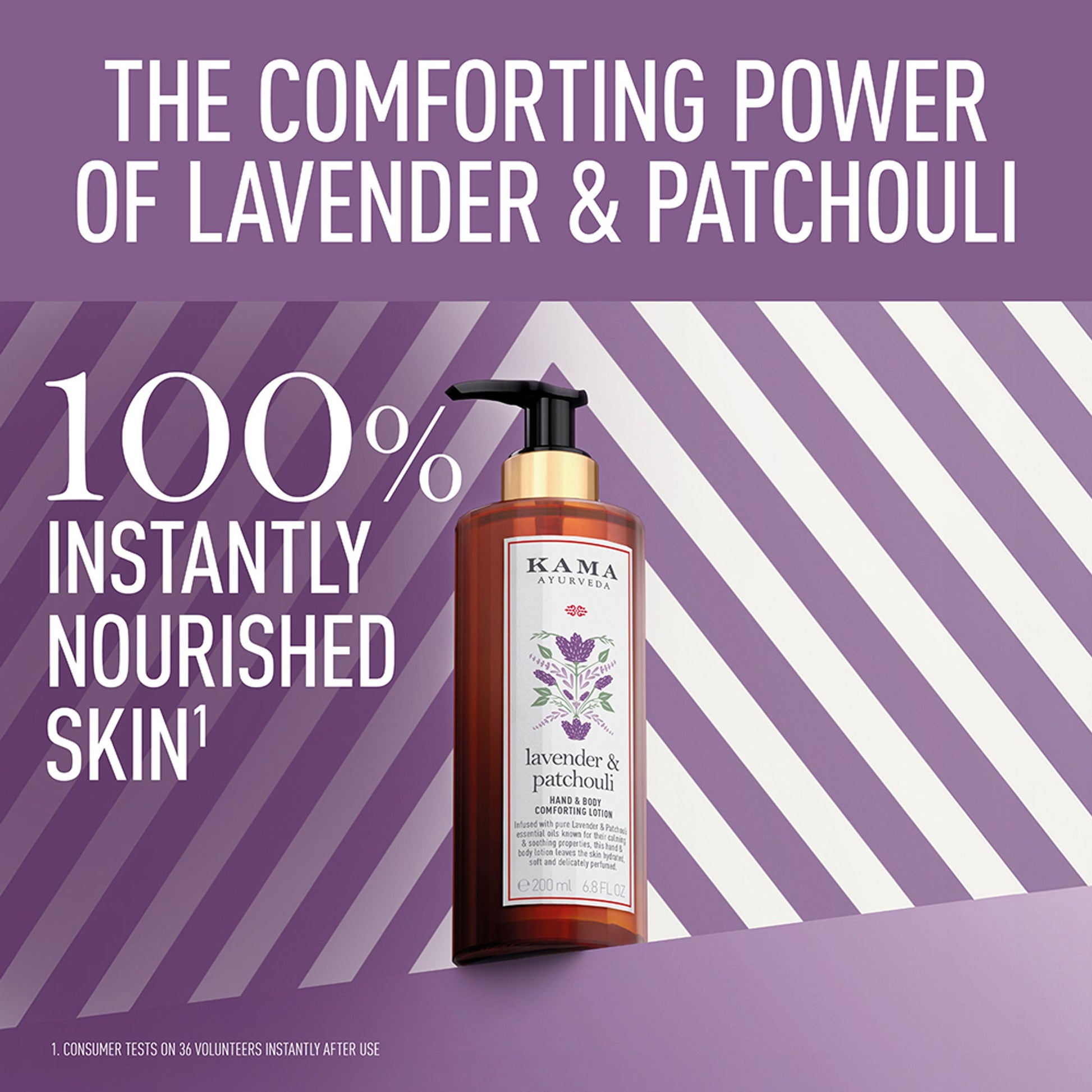 Kama Ayurveda Lavender & Patchouli Soothing & Hydrating with Paraben Free Hand And Body Lotion