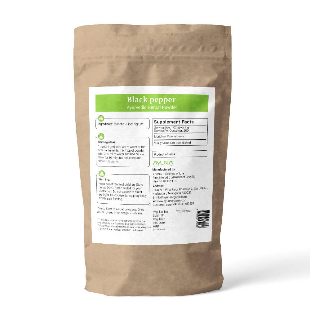 Ayuna Black Pepper (Maricha) Powder 