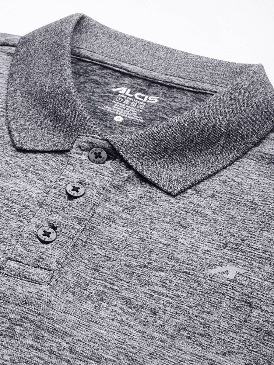 Alcis Men Polo Collar Anti Static Slim Fit T-shirt 