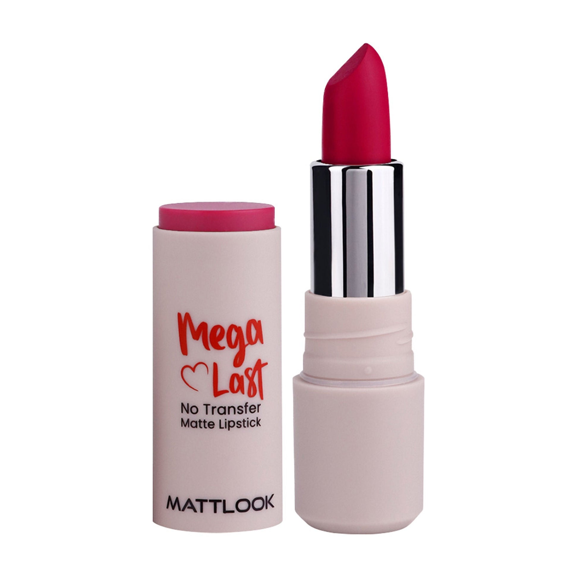 Matt Look Mega Last No Transfer Matte Lipstick - Poppy Magenta 