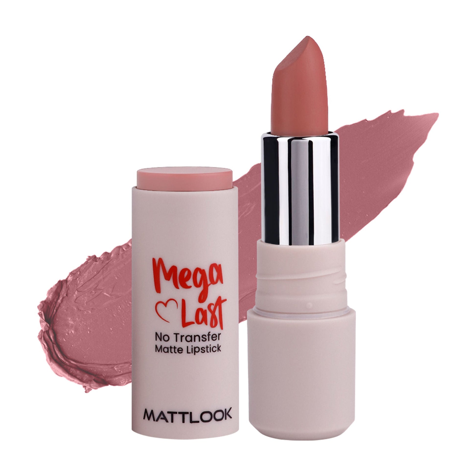 Matt Look Mega Last No Transfer Matte Lipstick - Mauve Baby 