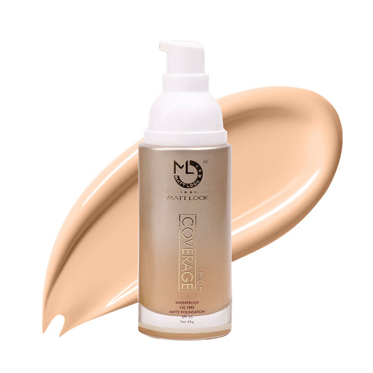 Matt Look High Coverage Foundation - Cream Beige 