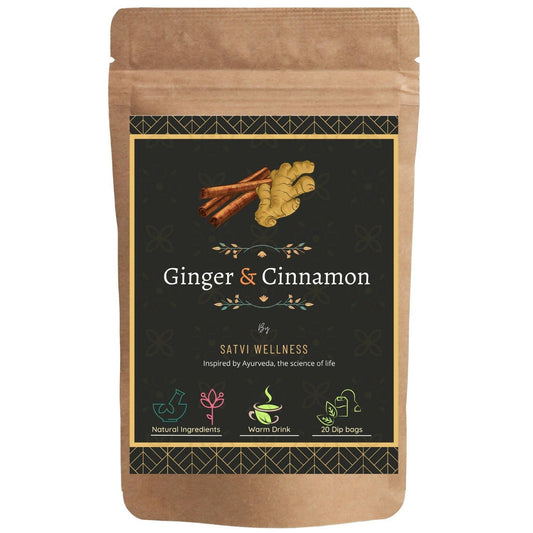 Satvi Wellness Ginger Cinnamon Tea 