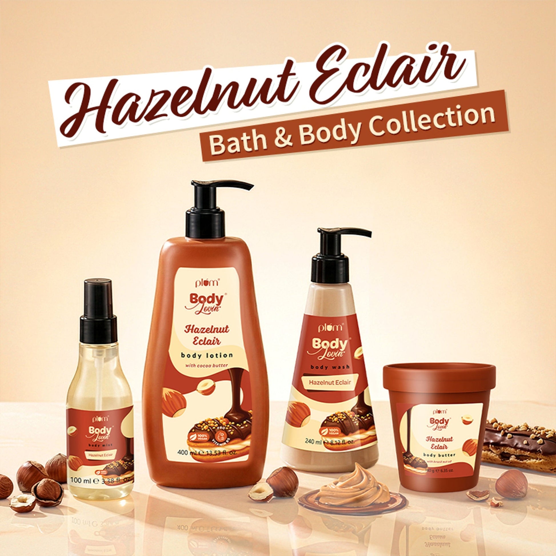 Plum BodyLovin' Hazelnut Eclair Body Wash 