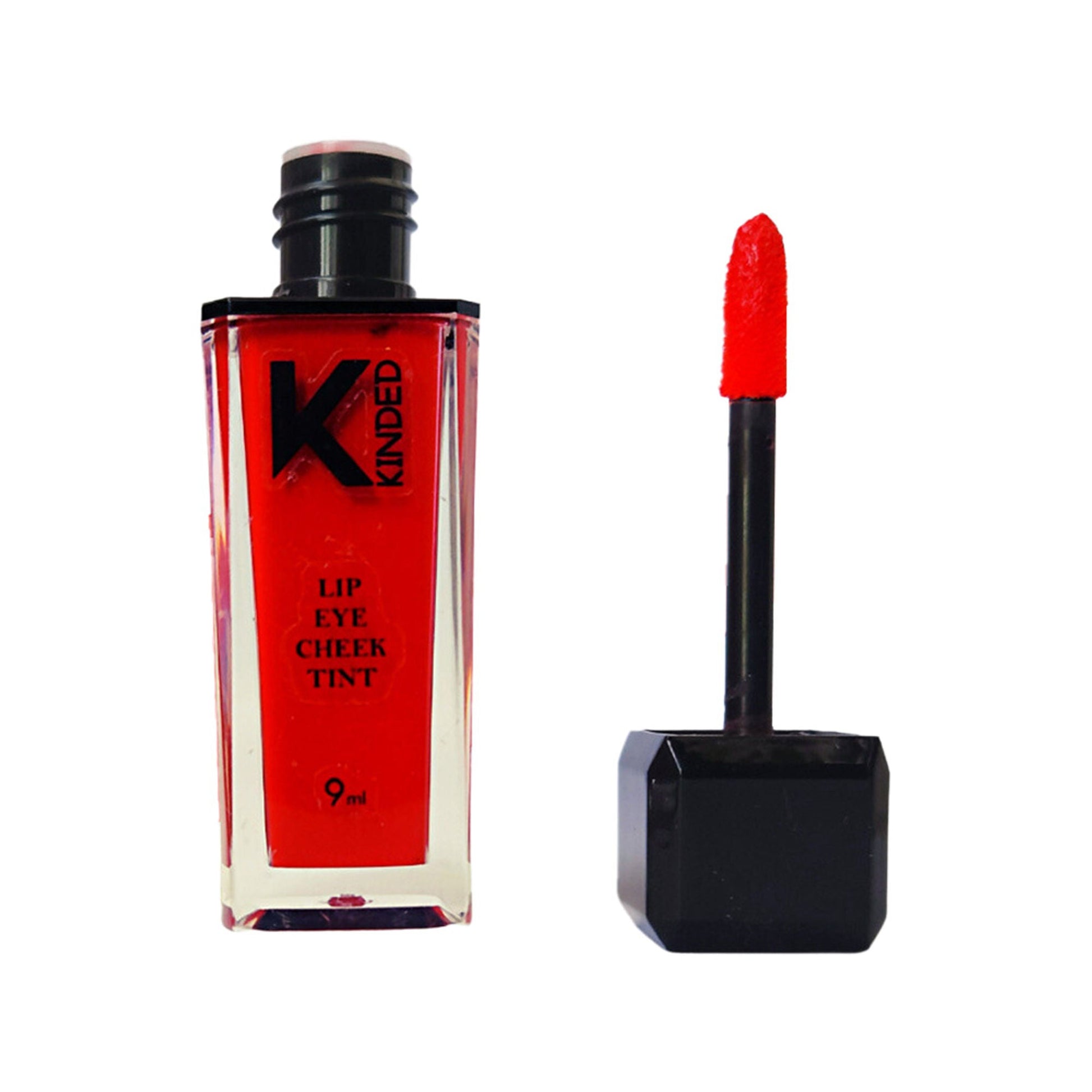 KINDED Lip, Eye & Cheek Tint with Vitamin-E Enriched - 03 Vermilion Red