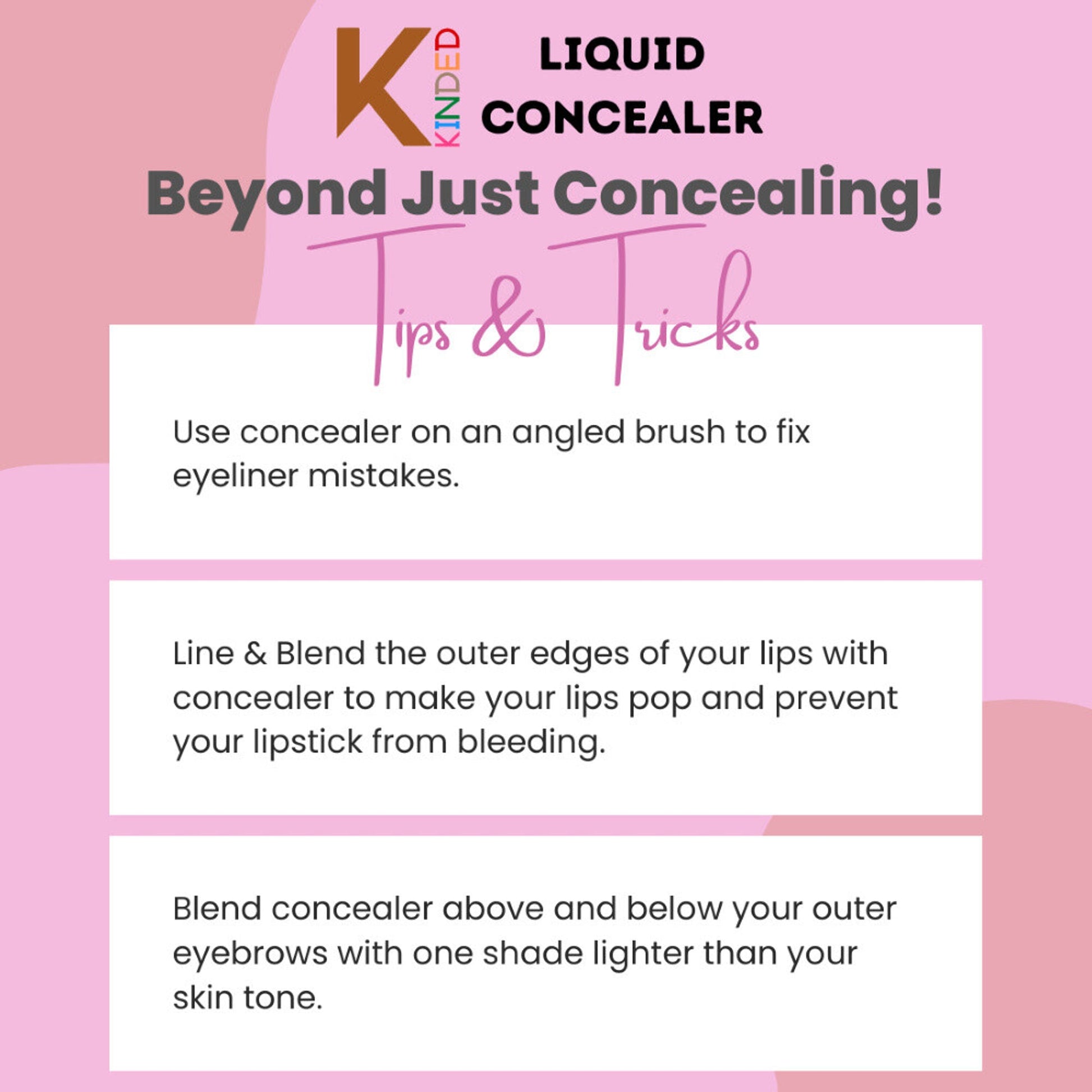 KINDED Liquid Concealer - Contour Brown