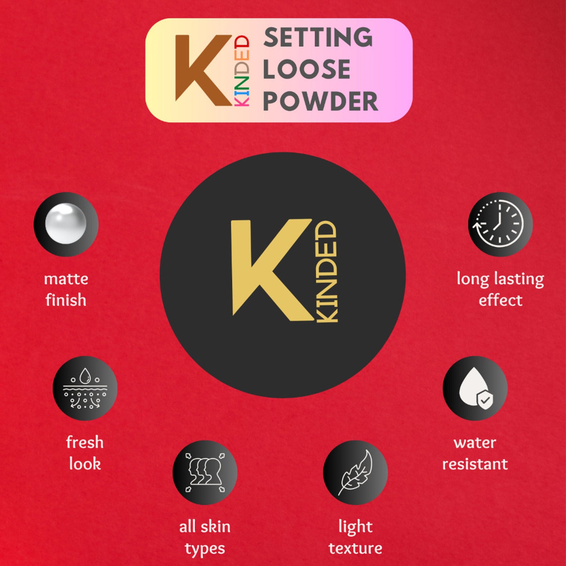 KINDED Setting Loose Powder - Natural Nude