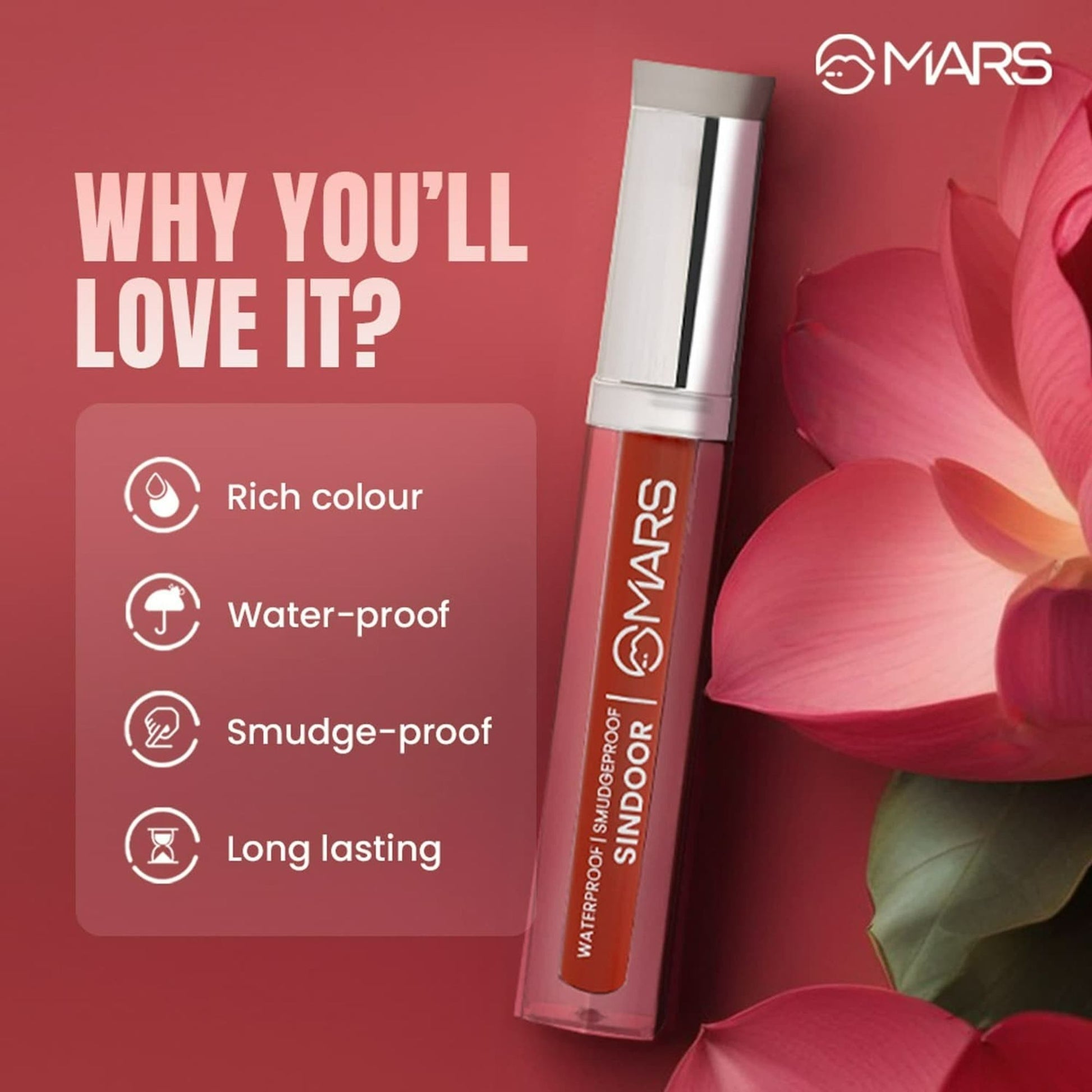 MARS Cosmetics Riwaj Liquid Sindoor - Maroon 