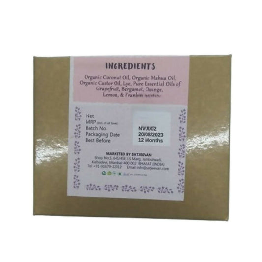 Satjeevan Organic Citrus Boswellia Soap - Grab2buy
