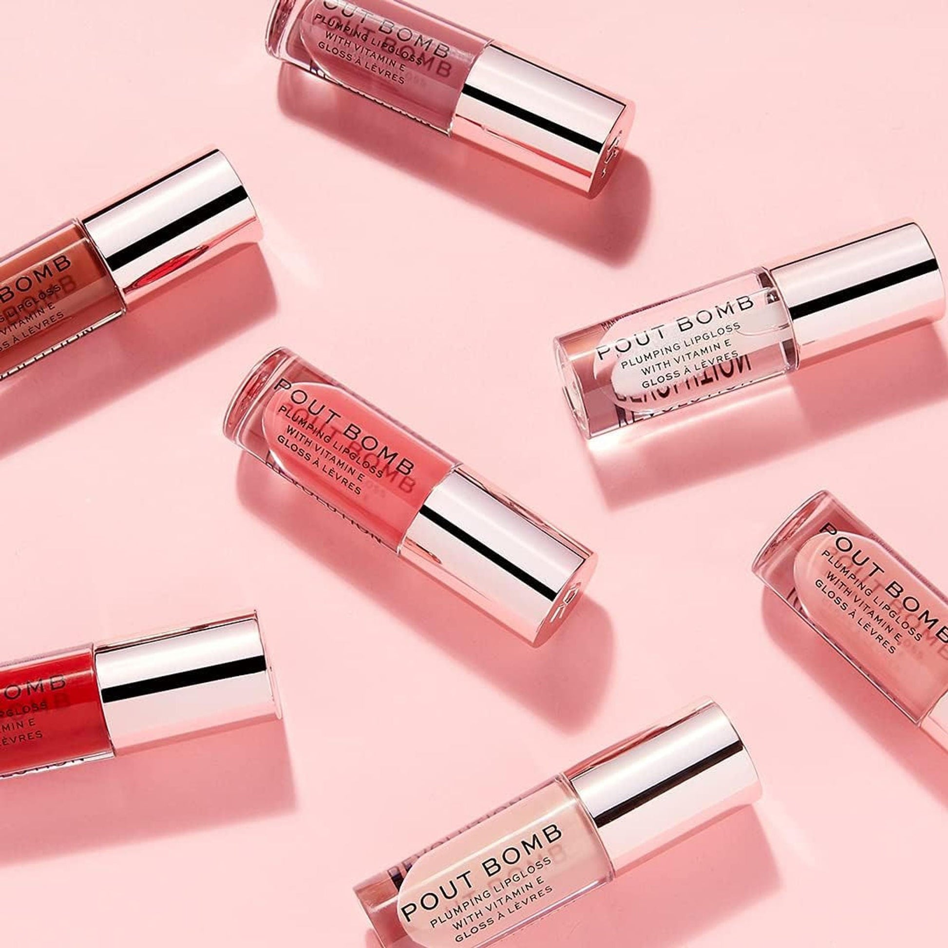 Makeup Revolution Pout Bomb Plumping Gloss - Doll