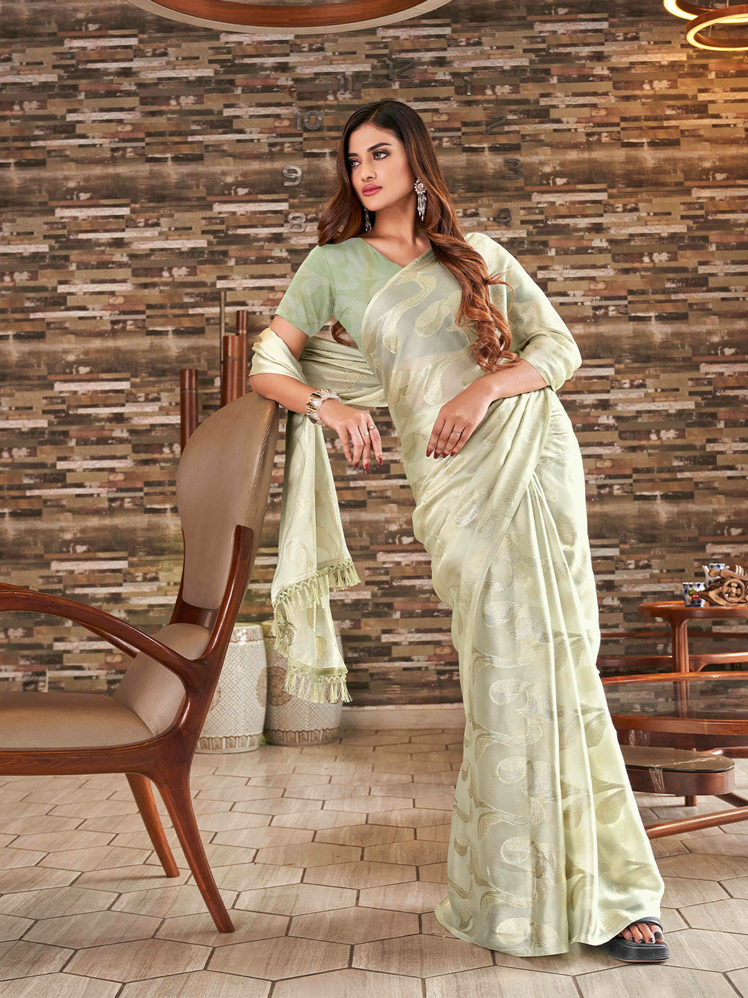 Tikhi Imli Embellished Jacquard Satin Ready to Wear Grab2Buy 