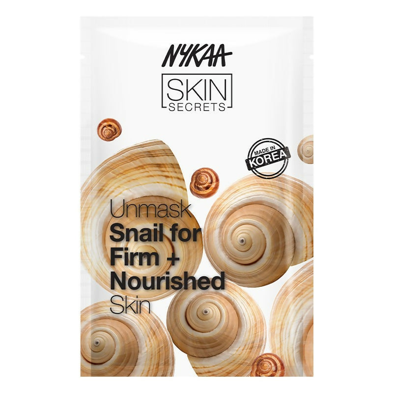 Nykaa Skin Secrets Exotic Indulgence Snail Sheet Mask For Firm & Nourished Skin 
